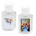 1 Oz. Compact Hand Sanitizer Antibacterial Gel in Flip-Top Squeeze Bottle